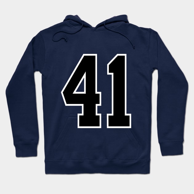 Number 41 Hoodie by colorsplash